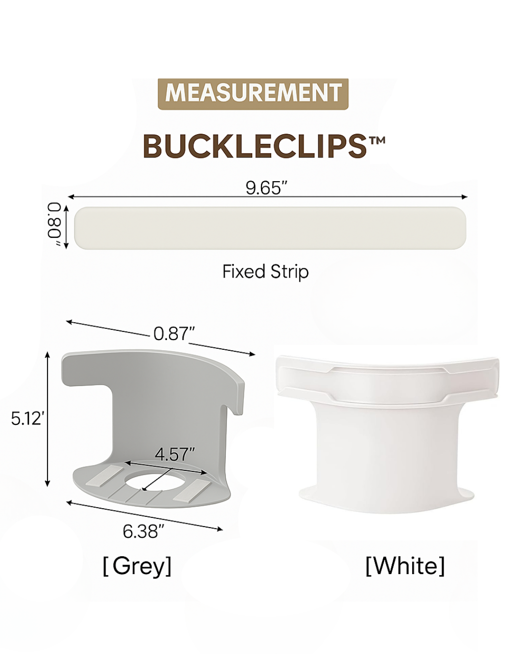 "BUCKLECLIPS" bedsheet fasteners